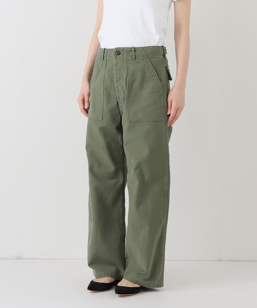 ≪追加≫ミリタリースラブバックサテンベイカーパンツ 2（カーゴパンツ