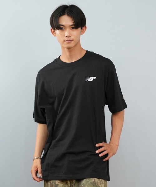 NEW BALANCE（ニューバランス）の「new balance/ニューバランス 半袖 Tシャツ ヌメリック スモールロゴ ワンポイント Numeric Small Logo T-Shirt MT53706（Tシャツ/カットソー・メンズ・オリーブ/ブラック/ホワイト/ブラウン/ブルー・2XL/XL/L/M）」の16枚目の写真