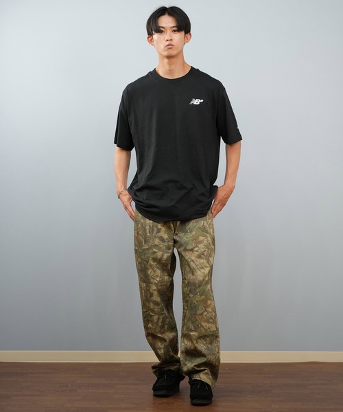 NEW BALANCE（ニューバランス）の「new balance/ニューバランス 半袖 Tシャツ ヌメリック スモールロゴ ワンポイント Numeric Small Logo T-Shirt MT53706（Tシャツ/カットソー・メンズ・オリーブ/ブラック/ホワイト/ブラウン/ブルー・2XL/XL/L/M）」の18枚目の写真