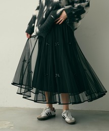 Lunea | リボンチュールロングスカート(スカート)