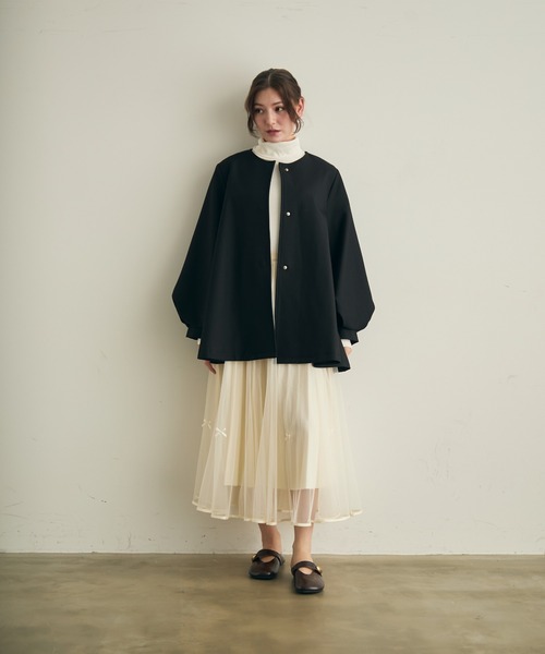 リボンチュールロングスカート（スカート）｜Lunea（ルネア）の