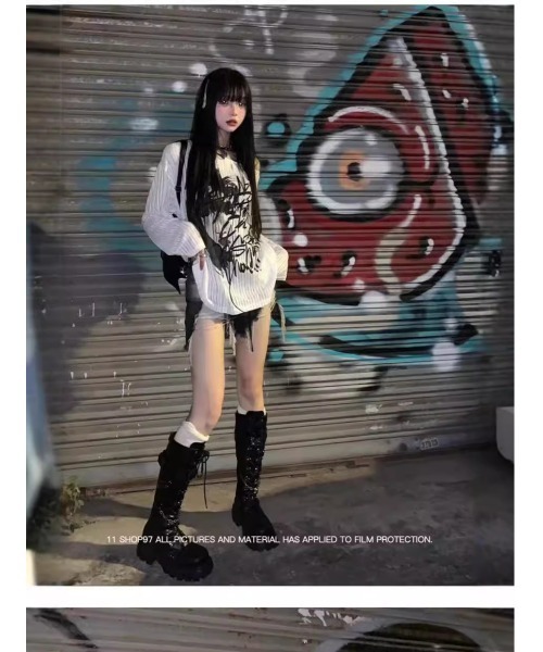 セール】Y2K ロゴプリント 長袖（Tシャツ/カットソー）｜Ritzy