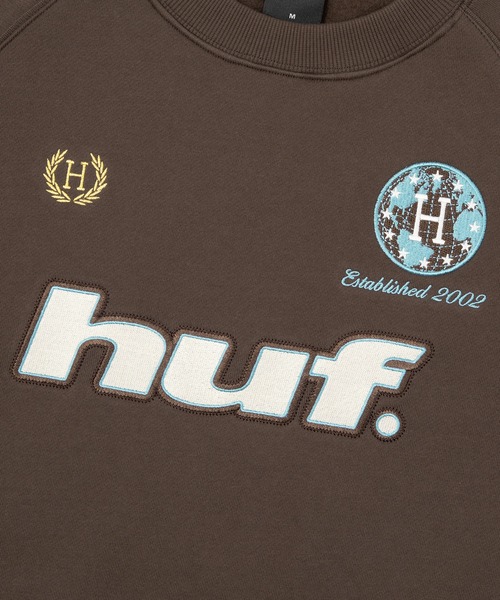 HUF(ハフ)の「LUX DRAWCORD CREW(スウェット・メンズ・ブラック/ブラウン・M/S/L/XL)」の14枚目の写真