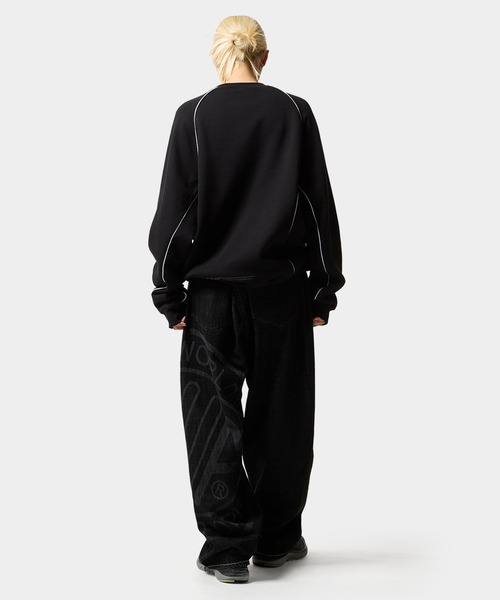HUF(ハフ)の「LUX DRAWCORD CREW(スウェット・メンズ・ブラック/ブラウン・M/S/L/XL)」の7枚目の写真