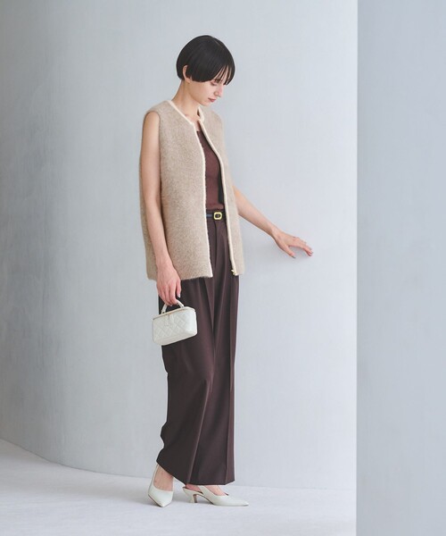 フォックスカシミヤ ジップ ベスト（ベスト）｜UNITED ARROWS