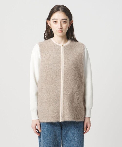 フォックスカシミヤ ジップ ベスト（ベスト）｜UNITED ARROWS
