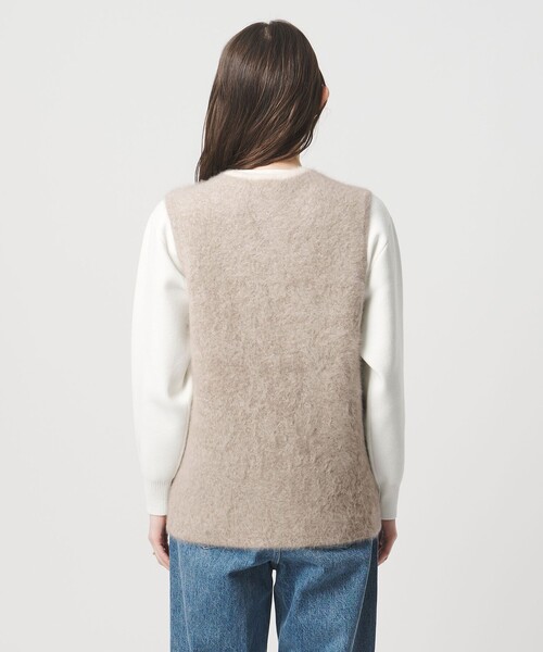 【ゆうち】ユナイテッドアローズ　フォックス カシミヤ ジップベスト UNITED ARROWS｜フォックスカシミヤ ジップ ベスト | Rakuten Fashion