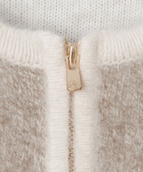 UNITED ARROWS（ユナイテッドアローズ）の「フォックスカシミヤ ジップ ベスト（ベスト・レディース・その他2/ブラック・FREE）」の18枚目の写真