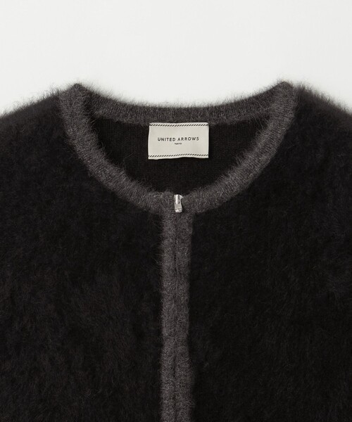 UNITED ARROWS（ユナイテッドアローズ）の「フォックスカシミヤ ジップ ベスト（ベスト・レディース・その他2/ブラック・FREE）」の11枚目の写真