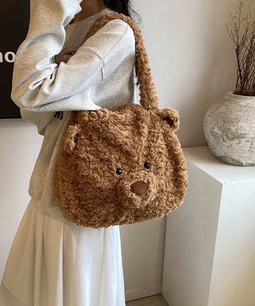 pyornim(ピョルニム)の「【マルチWAY】くまさん リュック ショルダー トートバッグ(トートバッグ・レディース・ブラウン・F)」の1枚目の写真