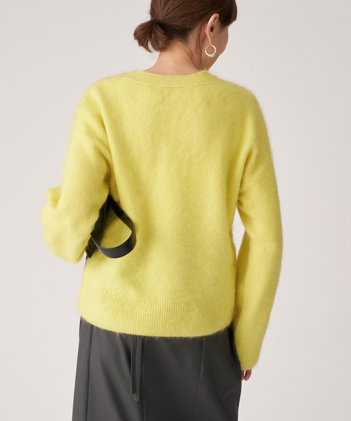 ENRICA エンリカ Vネックプルオーバー 1-tone KNIT241（ニット