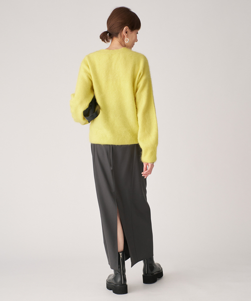 ENRICA エンリカ Vネックプルオーバー 1-tone KNIT241（ニット
