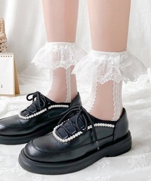 Fun & Daily | F&D : アンクルレースシアーソックス(ソックス/靴下)