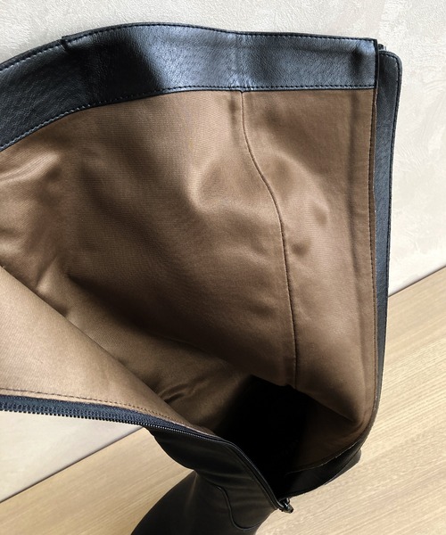 美脚 スクエアトゥヒールロングブーツ/31503（ブーツ）｜ORiental