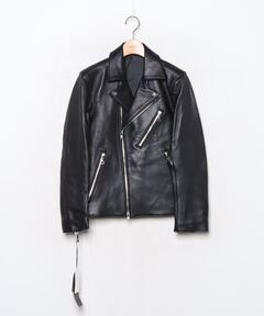 ビームスF CINQUANTA / ホースレザー スタンドカラーダブルライダース BEAMS F（ビームスF）【別注】CINQUANTA / ホースレザー スタンド