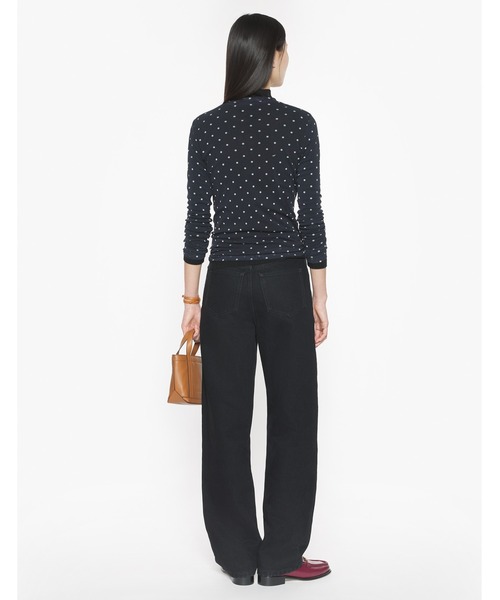 Maison Kitsune（メゾンキツネ）の「STRAIGHT JEANS（デニムパンツ・レディース・ブラック・25/26/27）」の4枚目の写真