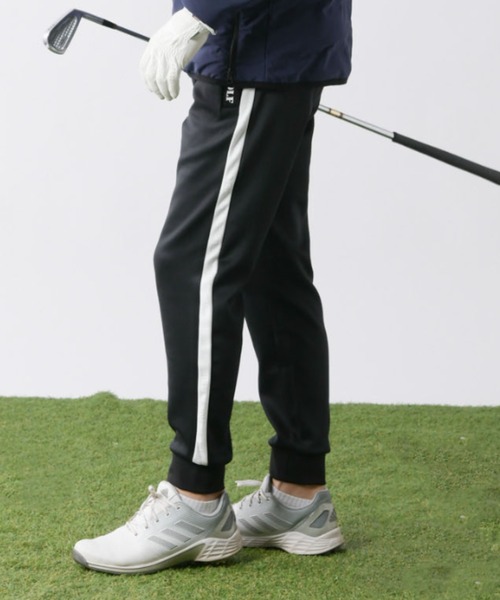 stella77golf(ステラセブンティーンセブンゴルフ)の「ライン入りゴルフジョガーパンツ(その他パンツ・メンズ・ネイビー/ブラック/ホワイト・LARGE/X-LARGE/XX-LARGE/MEDIUM)」の1枚目の写真