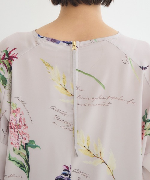 KATHARINE ROSS(キャサリンロス)の「【KATHARINE ROSS】秋の花プリントブラウス(シャツ/ブラウス・レディース・ブラウン/ベージュ・FREE)」の12枚目の写真