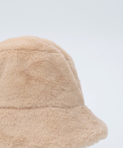 axes femme（アクシーズファム）の「イヤーウォーマーファーハット（ハット・レディース・ベージュ/ブラック・FREE）」の7枚目の写真