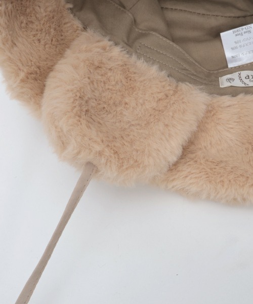 axes femme（アクシーズファム）の「イヤーウォーマーファーハット（ハット・レディース・ベージュ/ブラック・FREE）」の10枚目の写真