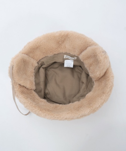 axes femme（アクシーズファム）の「イヤーウォーマーファーハット（ハット・レディース・ベージュ/ブラック・FREE）」の11枚目の写真