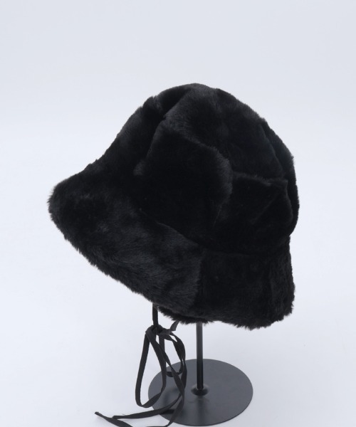 axes femme（アクシーズファム）の「イヤーウォーマーファーハット（ハット・レディース・ベージュ/ブラック・FREE）」の14枚目の写真