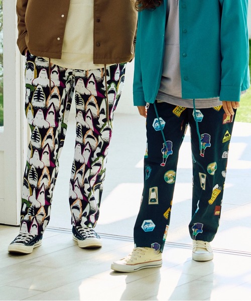 go slow caravan(ゴースローキャラバン)の「キャンバス総柄プリント ハイクパンツ(その他パンツ・メンズ・チェック/ダークグリーン/ベージュ/ブラック・MEDIUM/X-LARGE/LARGE)」の16枚目の写真