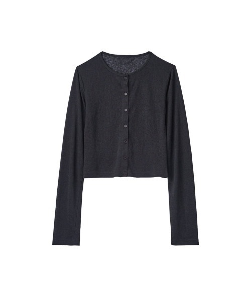 Knuth Marf（クヌースマーフ）の「2piece polo tops（カーディガン/ボレロ・レディース・カーキ/グレー/ベージュ・FREE）」の4枚目の写真