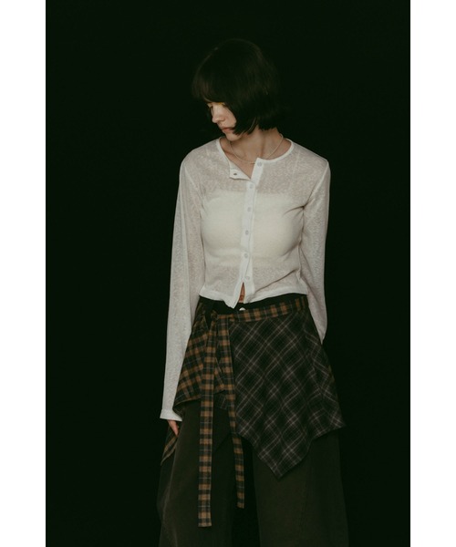 Knuth Marf（クヌースマーフ）の「2piece polo tops（カーディガン/ボレロ・レディース・カーキ/グレー/ベージュ・FREE）」の16枚目の写真