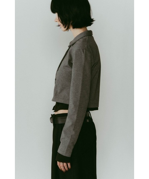 Knuth Marf（クヌースマーフ）の「2piece polo tops（カーディガン/ボレロ・レディース・カーキ/グレー/ベージュ・FREE）」の8枚目の写真