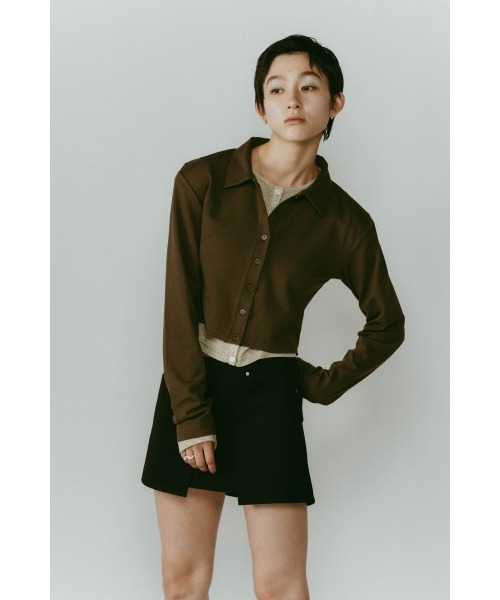 Knuth Marf（クヌースマーフ）の「2piece polo tops（カーディガン/ボレロ・レディース・カーキ/グレー/ベージュ・FREE）」の19枚目の写真