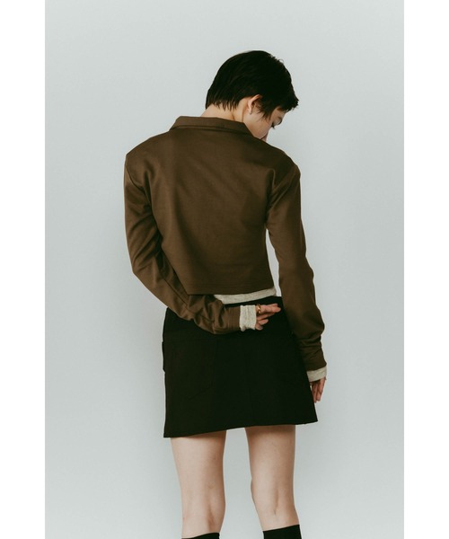 Knuth Marf（クヌースマーフ）の「2piece polo tops（カーディガン/ボレロ・レディース・カーキ/グレー/ベージュ・FREE）」の21枚目の写真