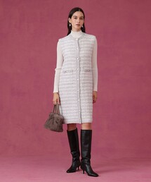 24AW✨ANAYI アナイ カラミツイード ワンピース 24AW✨ANAYI アナイ カラミツイード ワンピース 【公式通販】