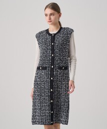 ANAYI アナイ　ツィード　ワンピース ウールライクツイードジャンパーワンピース|ANAYI OFFICIAL