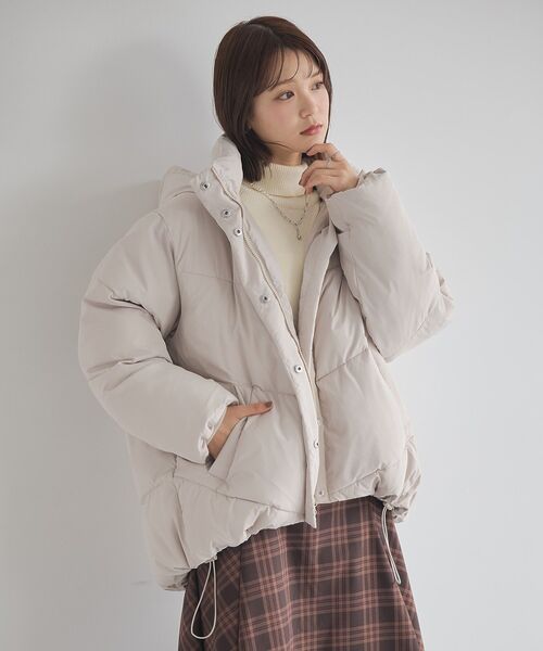 セール】【2025AW】2WAYパファーブルゾン（ダウンジャケット/コート