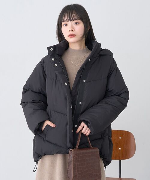 セール】【2025AW】2WAYパファーブルゾン（ダウンジャケット/コート