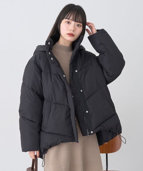 セール】【2025AW】2WAYパファーブルゾン（ダウンジャケット/コート