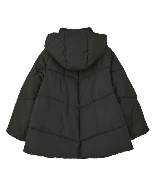 earth music&ecology（アースミュージックアンドエコロジー）の「【2025AW】2WAYパファーブルゾン（ダウンジャケット/コート・レディース・アイボリー/ブラック/ピンクベージュ/ベージュ・M/L）」の20枚目の写真