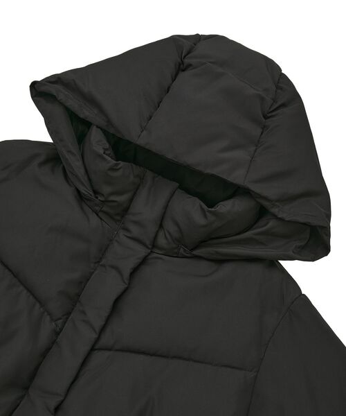 earth music&ecology(アースミュージックアンドエコロジー)の「【2025AW】2WAYパファーブルゾン(ダウンジャケット/コート・レディース・アイボリー/ブラック/ピンクベージュ/ベージュ・M/L)」の19枚目の写真