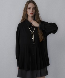 HARE | ソデレイヤープリーツシャツ(HARE)(シャツ/ブラウス)