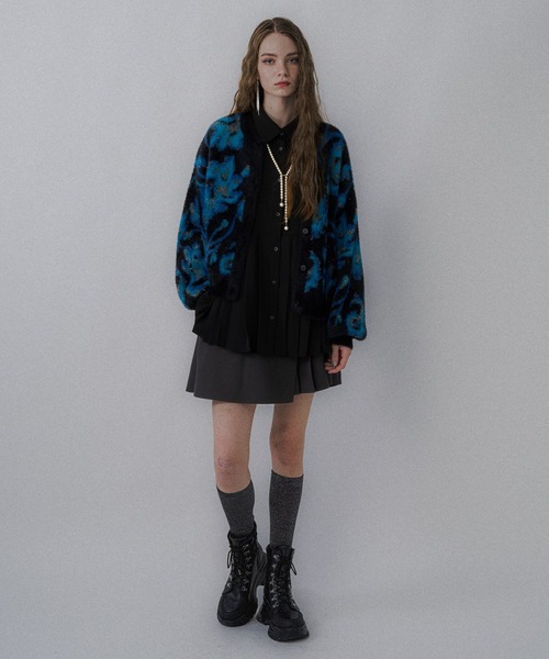 HARE(ハレ)の「ソデレイヤープリーツシャツ(HARE)(シャツ/ブラウス・レディース・ブラック/ホワイト・FREE)」の7枚目の写真