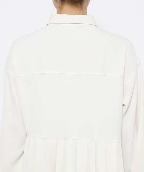 HARE(ハレ)の「ソデレイヤープリーツシャツ(HARE)(シャツ/ブラウス・レディース・ブラック/ホワイト・FREE)」の19枚目の写真