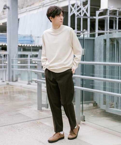 GLOBAL WORK(グローバルワーク)の「メルティモックネックプルオーバー/523900(ニット/セーター・メンズ・チャコールグレー/ブラック/アイボリー/グレイッシュベージュ・SMALL/MEDIUM/LARGE/X-LARGE)」の15枚目の写真