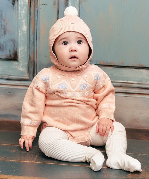 ノルディックニットボディースーツ（ロンパース）｜apres les cours