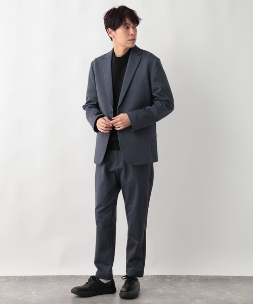 GLOBAL WORK（グローバルワーク）の「スマらくジャケット+WARM/577541（テーラードジャケット・メンズ・チャコールグレー/ネイビー・SMALL/MEDIUM/LARGE/X-LARGE/XX-LARGE/3XL/X-SMALL）」の20枚目の写真