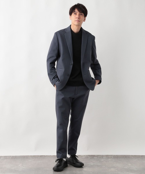 GLOBAL WORK（グローバルワーク）の「スマらくジャケット+WARM/577541（テーラードジャケット・メンズ・チャコールグレー/ネイビー・SMALL/MEDIUM/LARGE/X-LARGE/XX-LARGE/3XL/X-SMALL）」の21枚目の写真