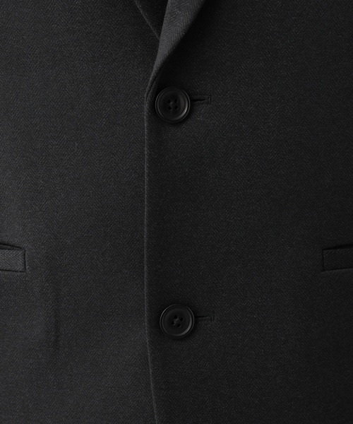 GLOBAL WORK（グローバルワーク）の「スマらくジャケット+WARM/577541（テーラードジャケット・メンズ・チャコールグレー/ネイビー・SMALL/MEDIUM/LARGE/X-LARGE/XX-LARGE/3XL/X-SMALL）」の4枚目の写真