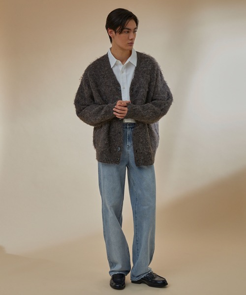 NEOL（ネオル）の「【NEOL】Washed straight denim pants/ウォッシュ加工ストレートデニムパンツ（デニムパンツ・メンズ・ライトブルー/インディゴブルー・M/L/XL）」の21枚目の写真