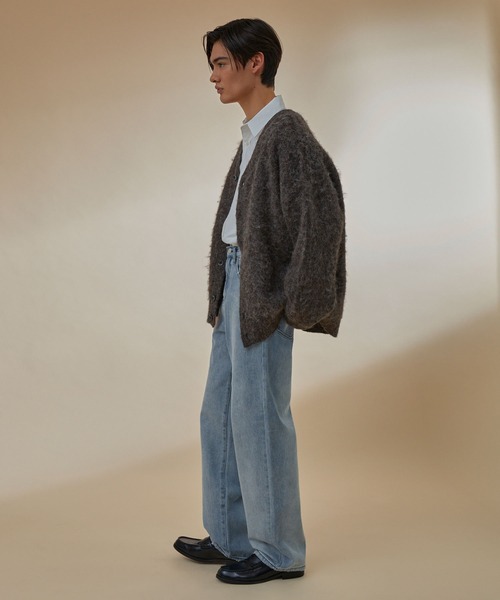 NEOL（ネオル）の「【NEOL】Washed straight denim pants/ウォッシュ加工ストレートデニムパンツ（デニムパンツ・メンズ・ライトブルー/インディゴブルー・M/L/XL）」の22枚目の写真