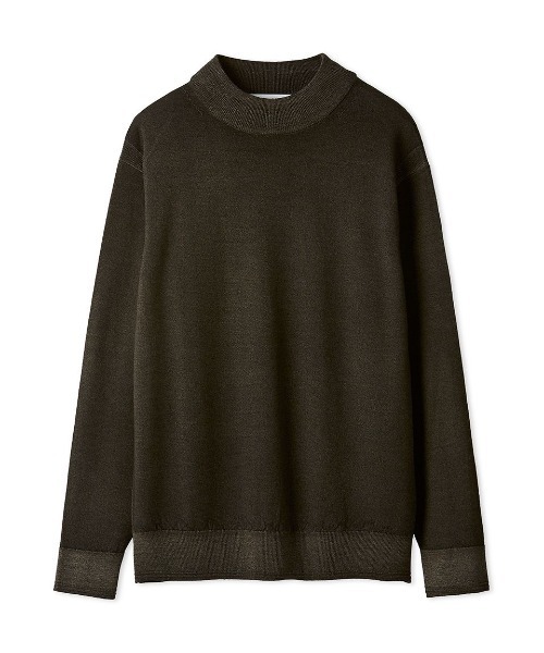 AOURE(アウール)の「NEVE モックネック(ニット/セーター・メンズ・ブルー/グレー/イエロー/ライトグレー・LARGE/MEDIUM/SMALL/X-LARGE)」の3枚目の写真